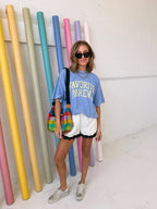 Favorite Parent Tee - Denim Blue/Yellow