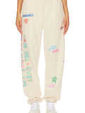 Angels All Around You Sweatpants - Beige