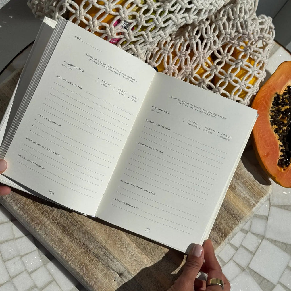 White Gratitude Journal