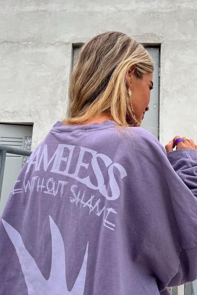 Without Shame Crewneck - Purple