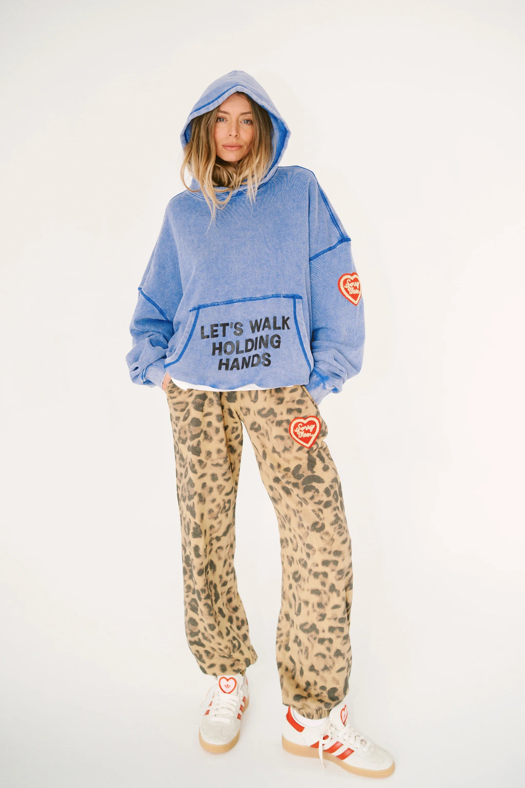 SORRY MOM HOODIE - Indigo