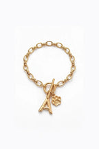 Design Your Own Latch and Lock Bracelet - Gold