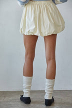 Bubble Hem Mini Skort
