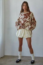 Bubble Hem Mini Skort