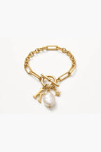 Design Your Own Latch and Lock Bracelet - Gold