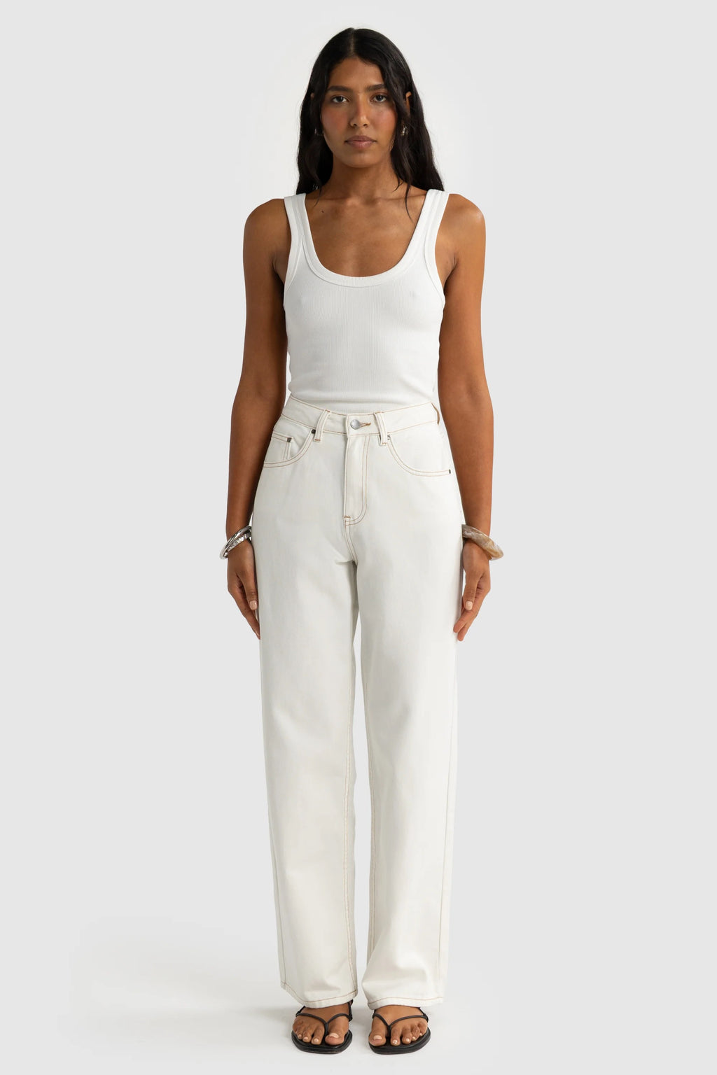 Willow Denim Relaxed Jean White