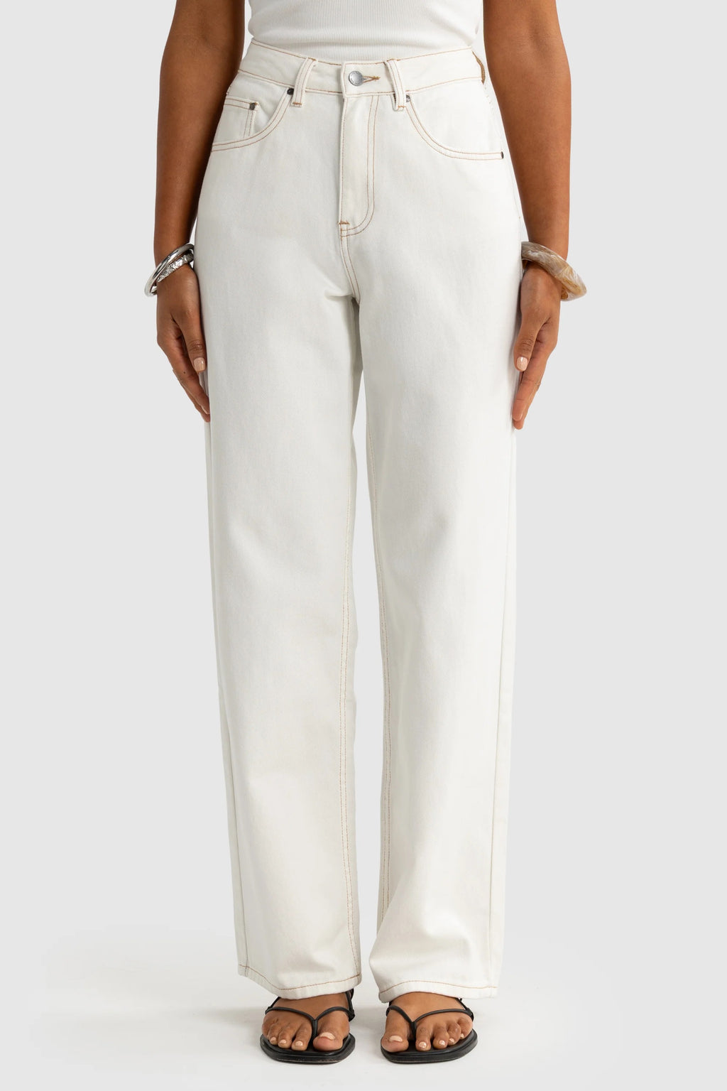 Willow Denim Relaxed Jean White