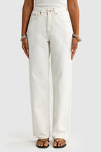 Willow Denim Relaxed Jean White