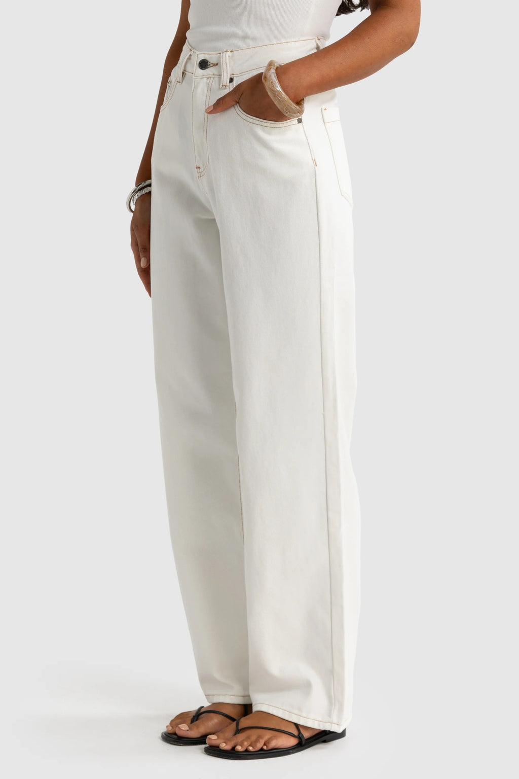 Willow Denim Relaxed Jean White