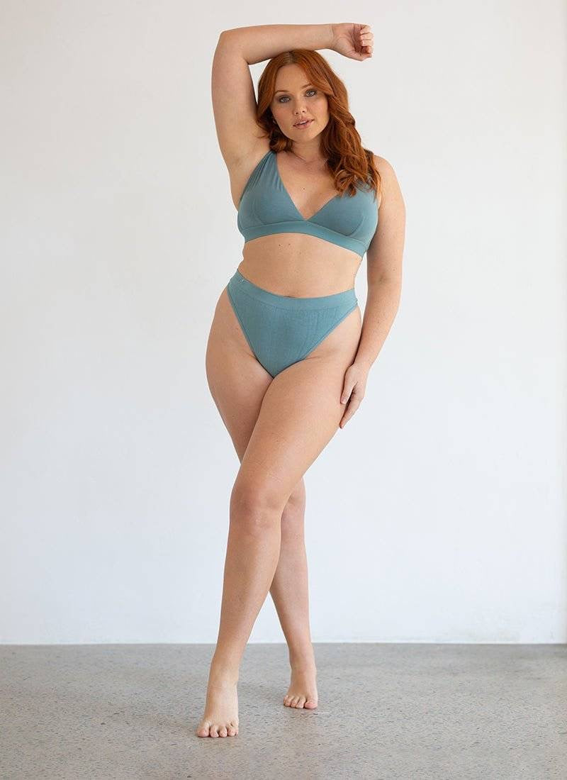 Cheeky G String - Blue