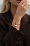 Design Your Own Latch and Lock Bracelet - Gold