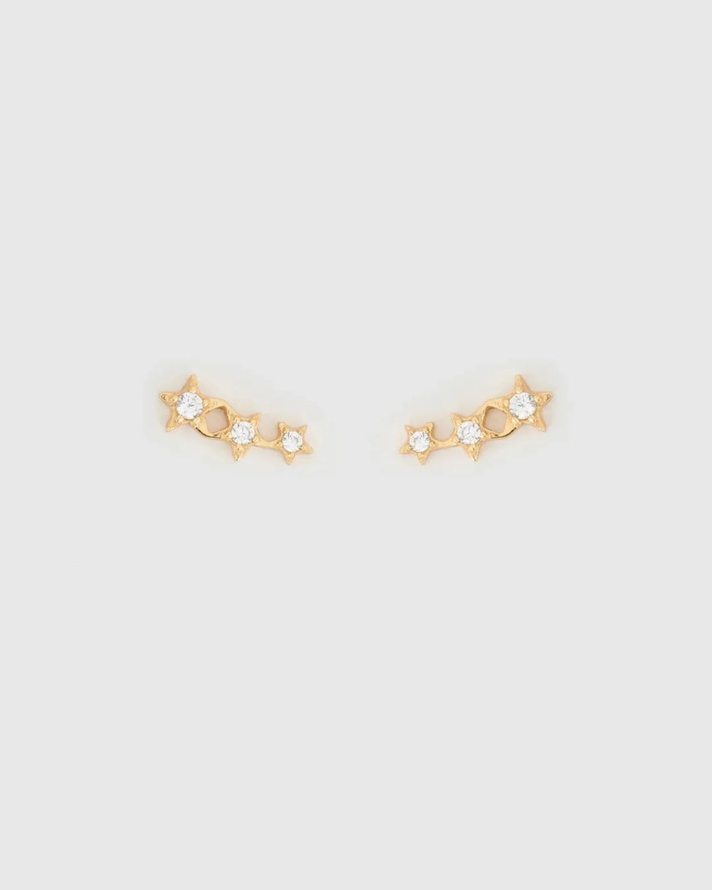Astra Triple Star Earrings