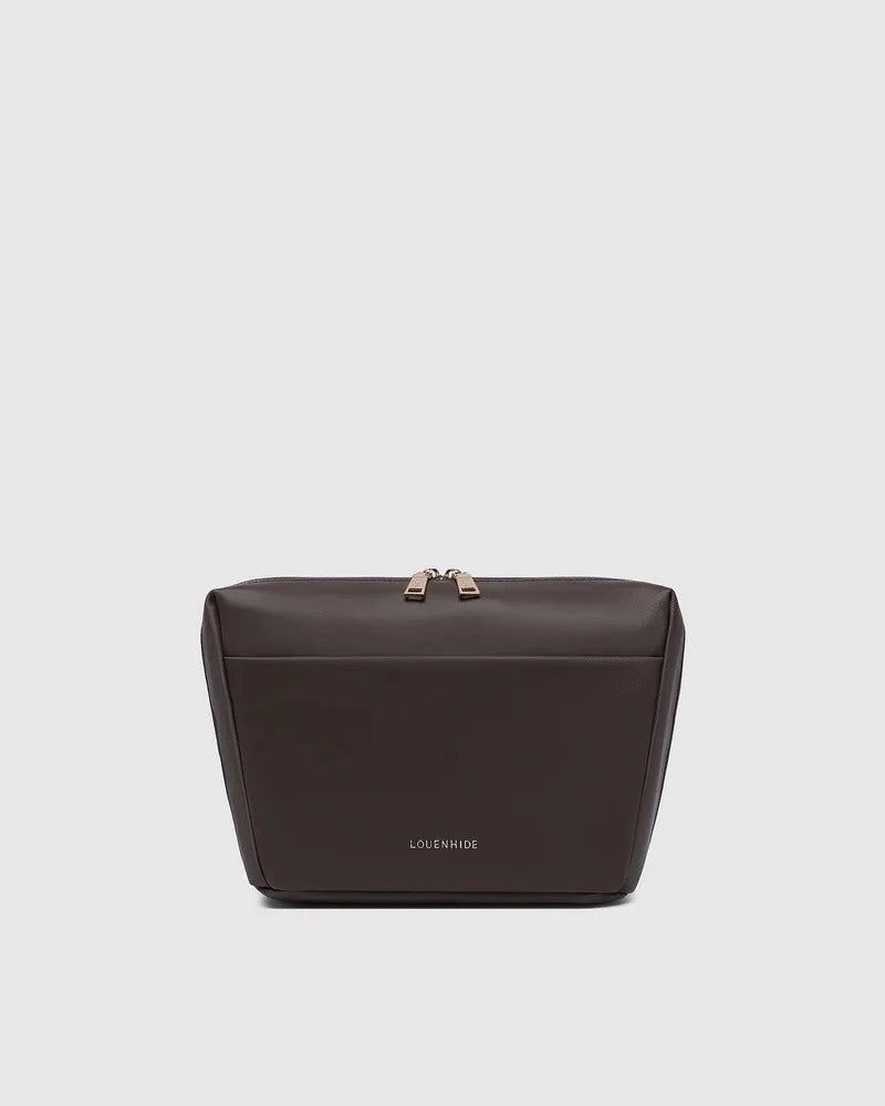 Vanessa Cosmetic Bag - Chocolate