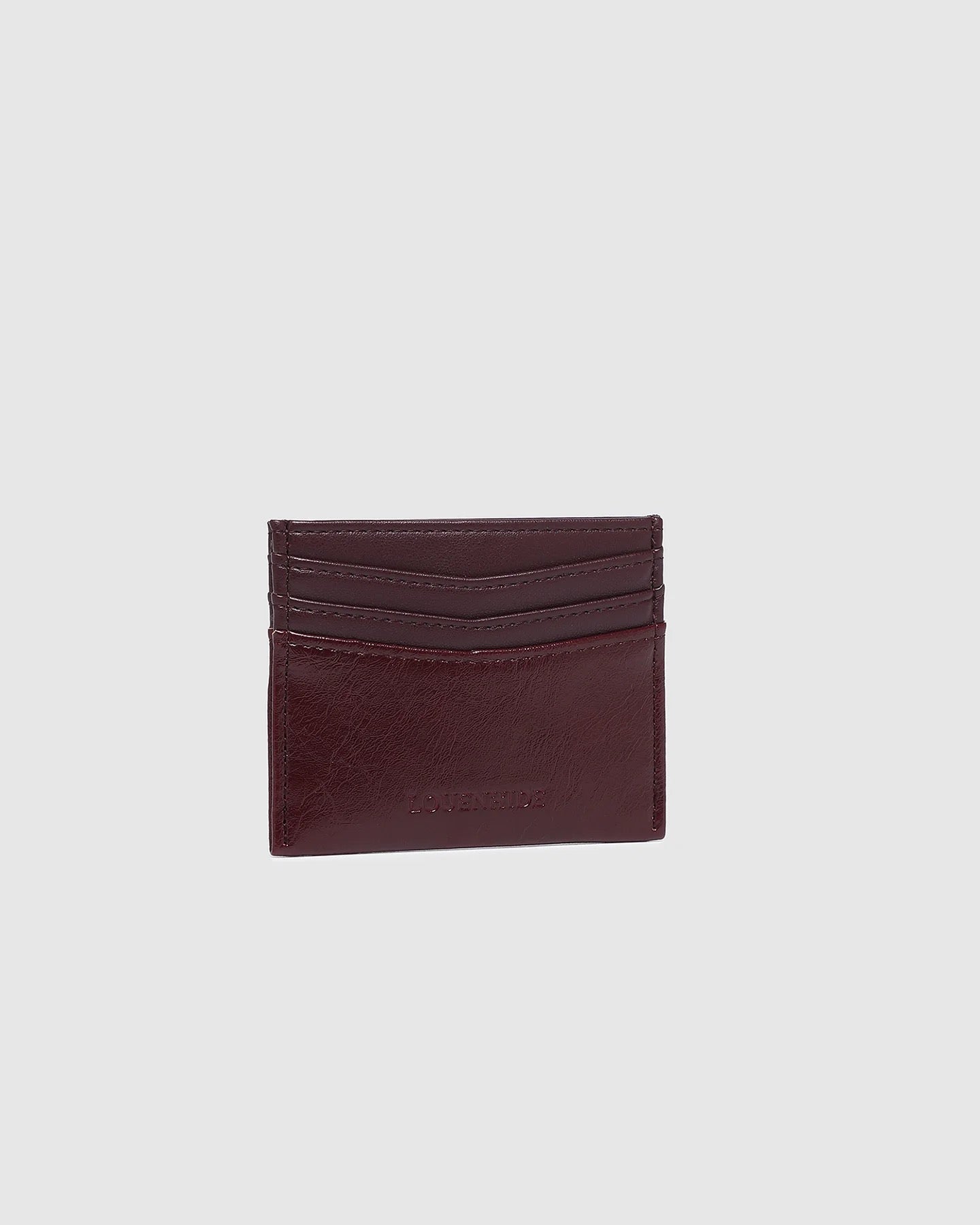 Ada Cardholder - Burgundy Patent