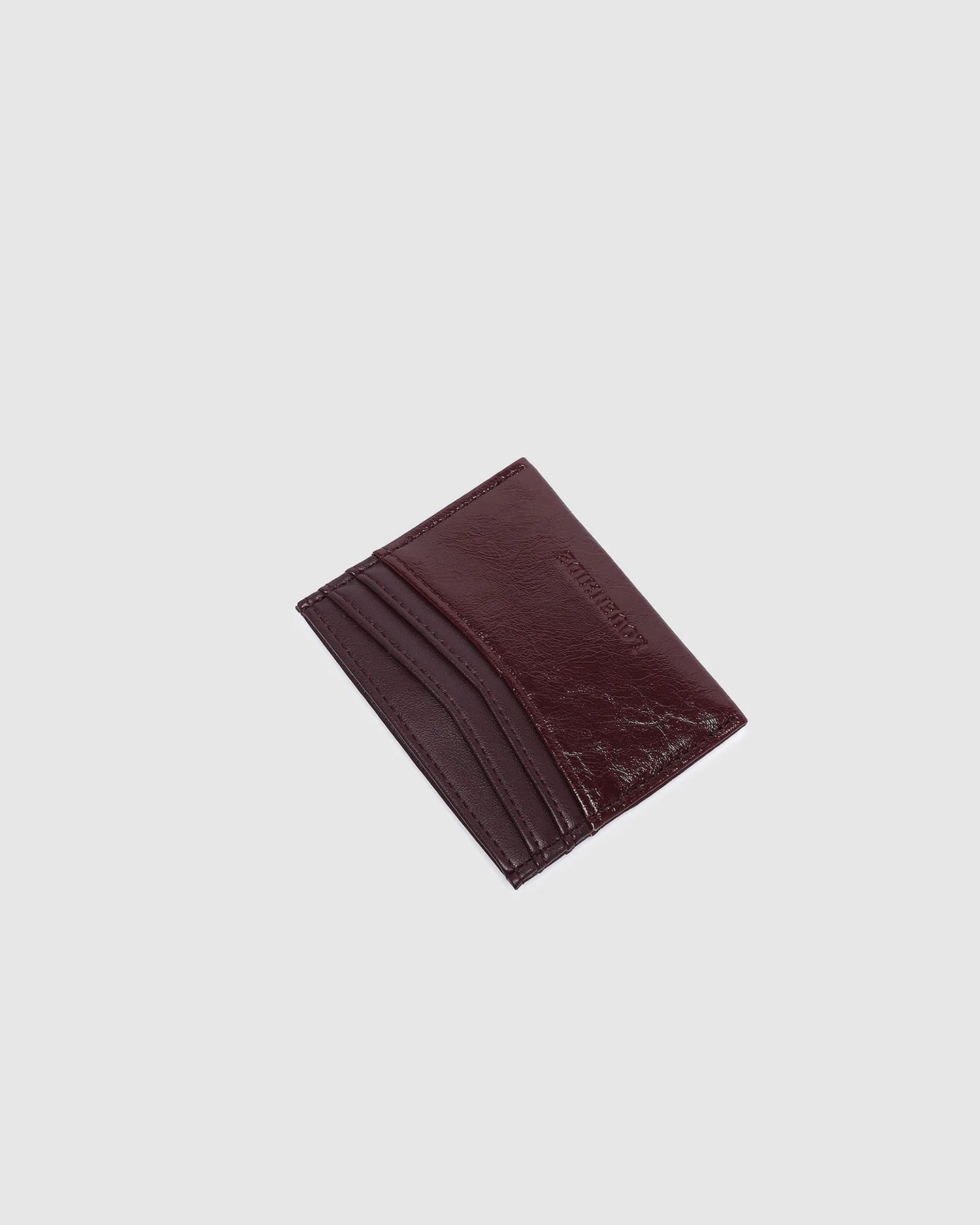 Ada Cardholder - Burgundy Patent