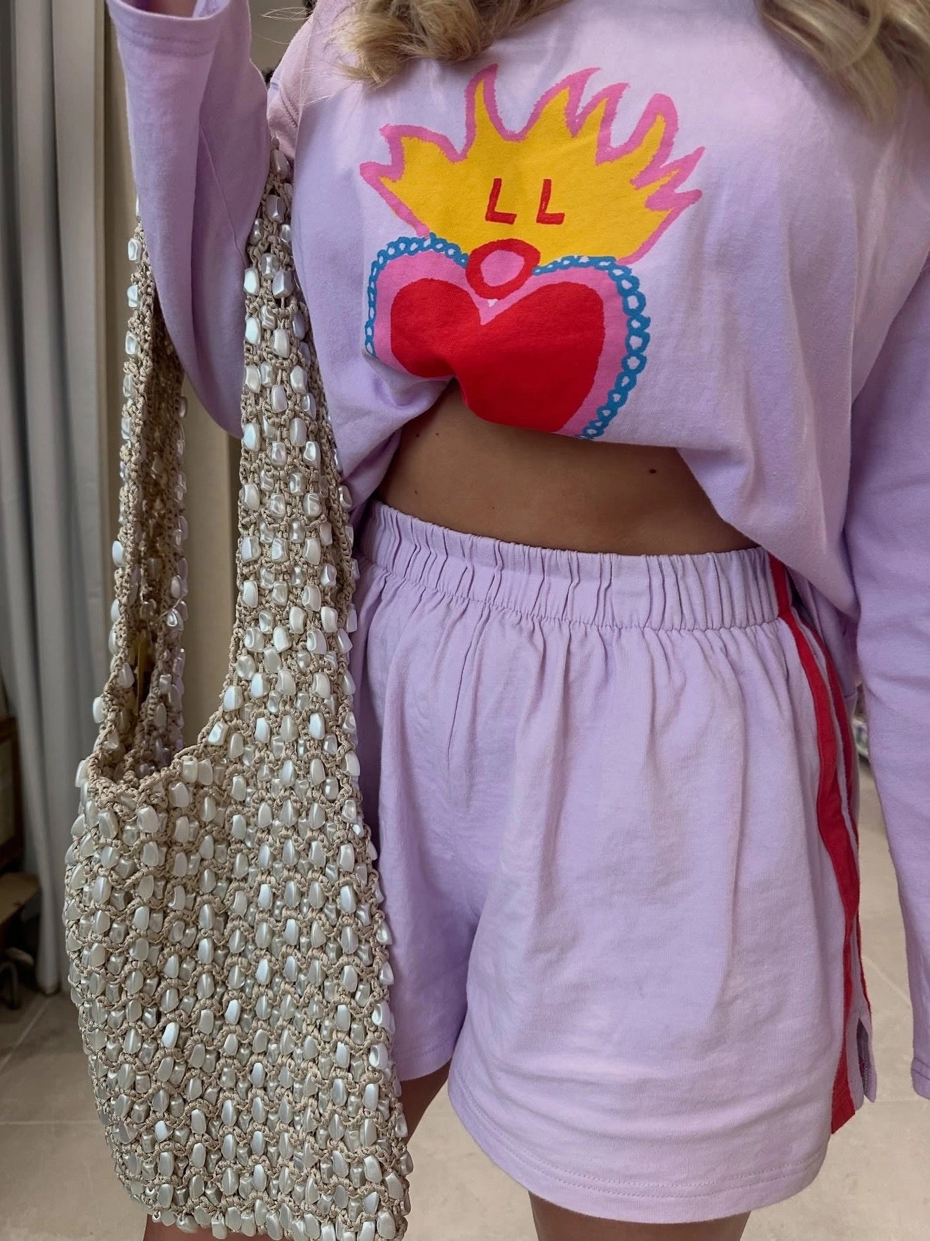 Sirena Pearl Beaded Bag