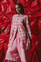 BE A KIND HUMAN OVERSIZED SHIRT - Pink