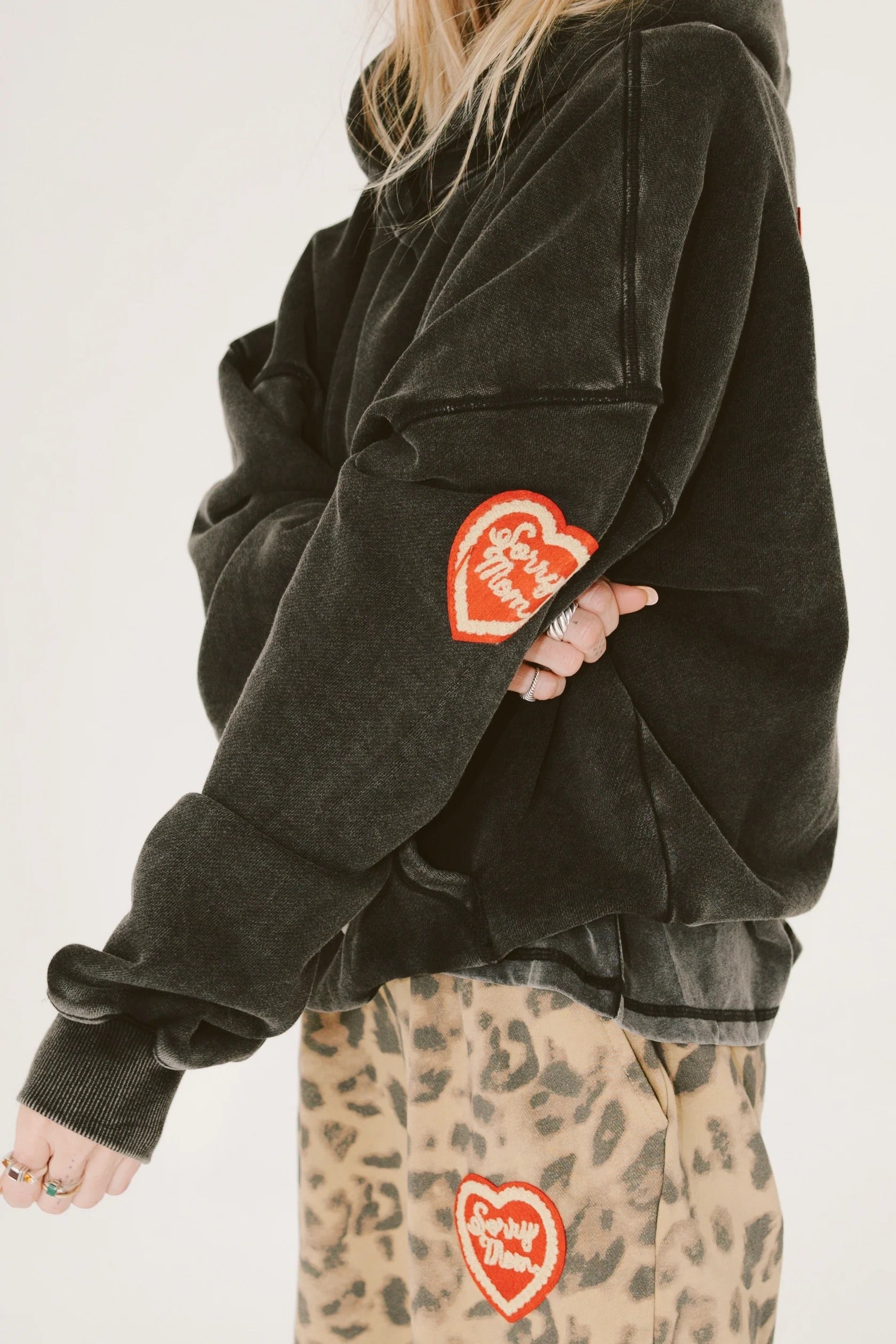 SORRY MOM HOODIE - Black - PRE SALE