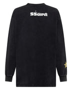 Signature Moto Long Sleeve Black Acid Wash