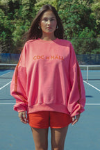 CDC X HALL CLOUD SWEATER - PEONY PINK