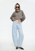 Olsen Knit - Slate Stripe