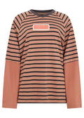Double Trouble LS Tee - Pink