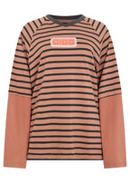 Double Trouble LS Tee - Pink
