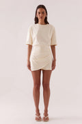 Izel Tee Dress - Pannacotta