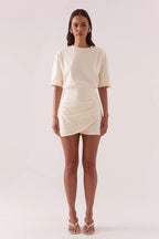 Izel Tee Dress - Pannacotta