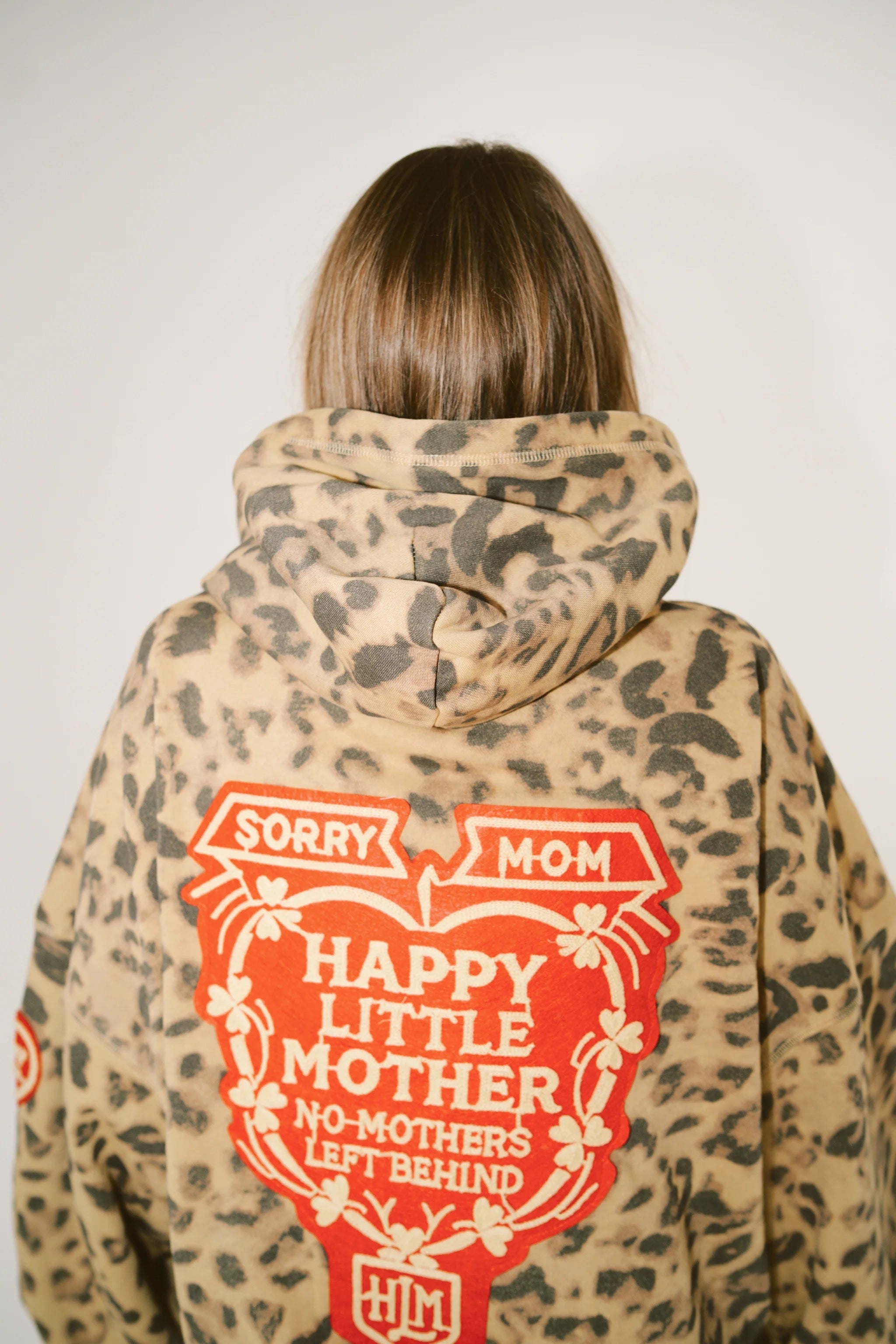 SORRY MOM HOODIE - Leopard - PRE SALE