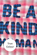BE A KIND HUMAN OVERSIZED SHIRT - Pink
