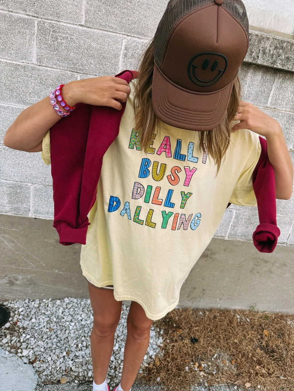 Dilly Dallying Tee - Butter Yellow