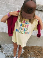 Dilly Dallying Tee - Butter Yellow
