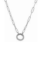 Design Your Own Latch and Lock Necklace - Silver