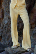 Knitted Crocheted Flare Pants