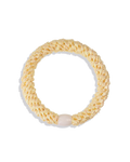KKNEKKI Hair Ties - Light Yellow Glitter