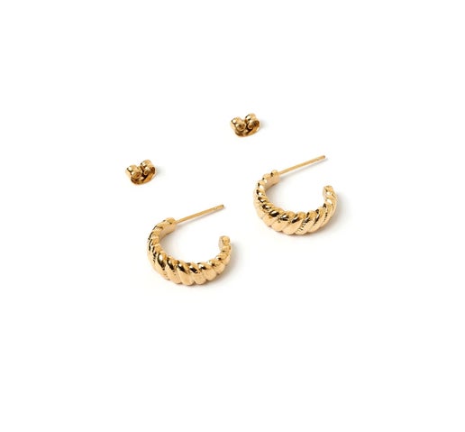 Lulu Gold Hoop Earrings