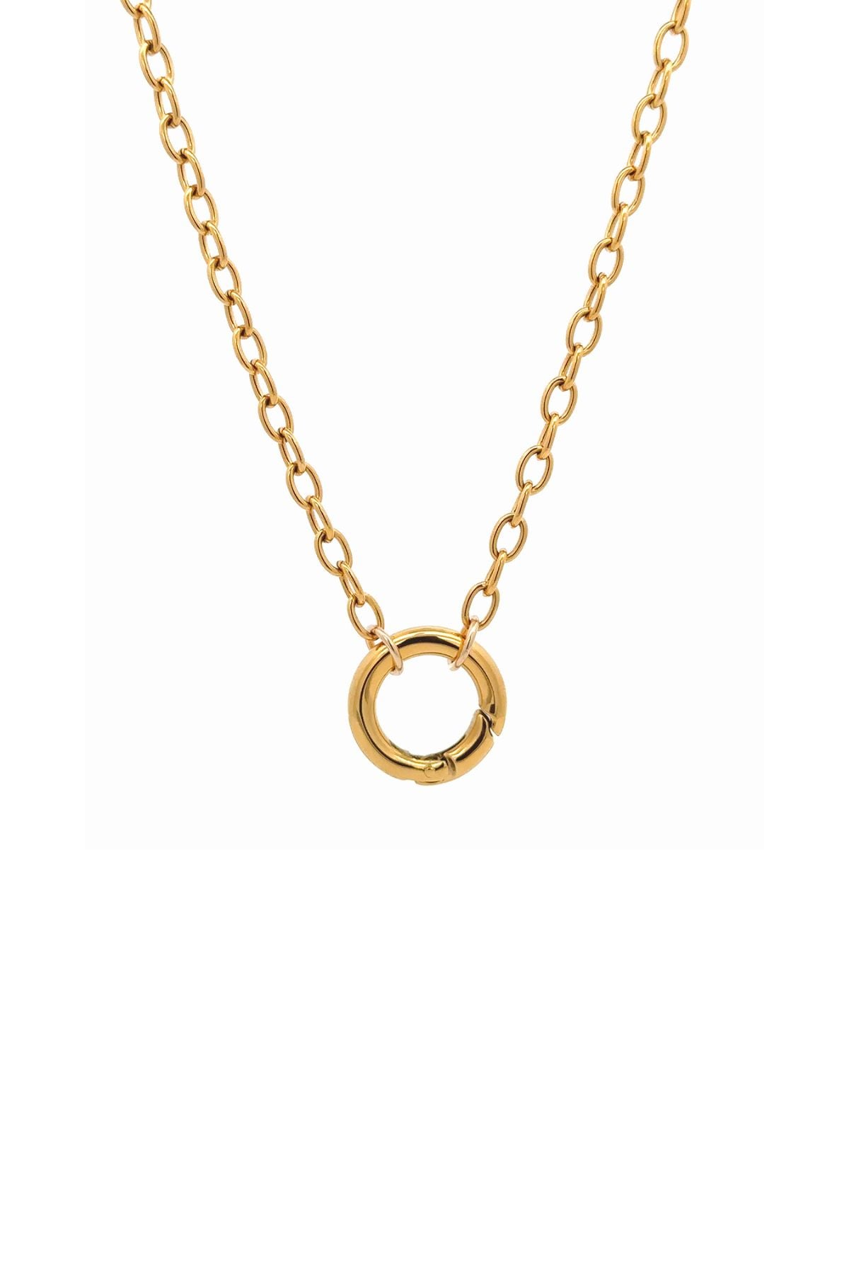 Design Your Own Latch and Lock Necklace - Gold