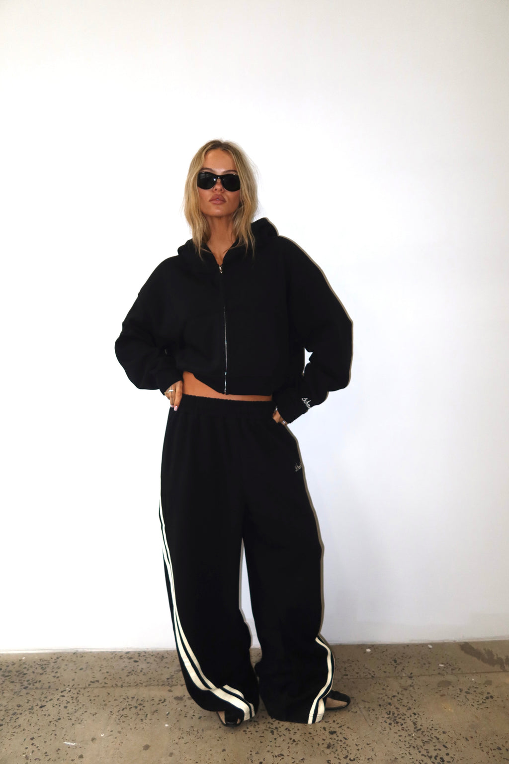Ssaint Barrel Pant - Black/Butter