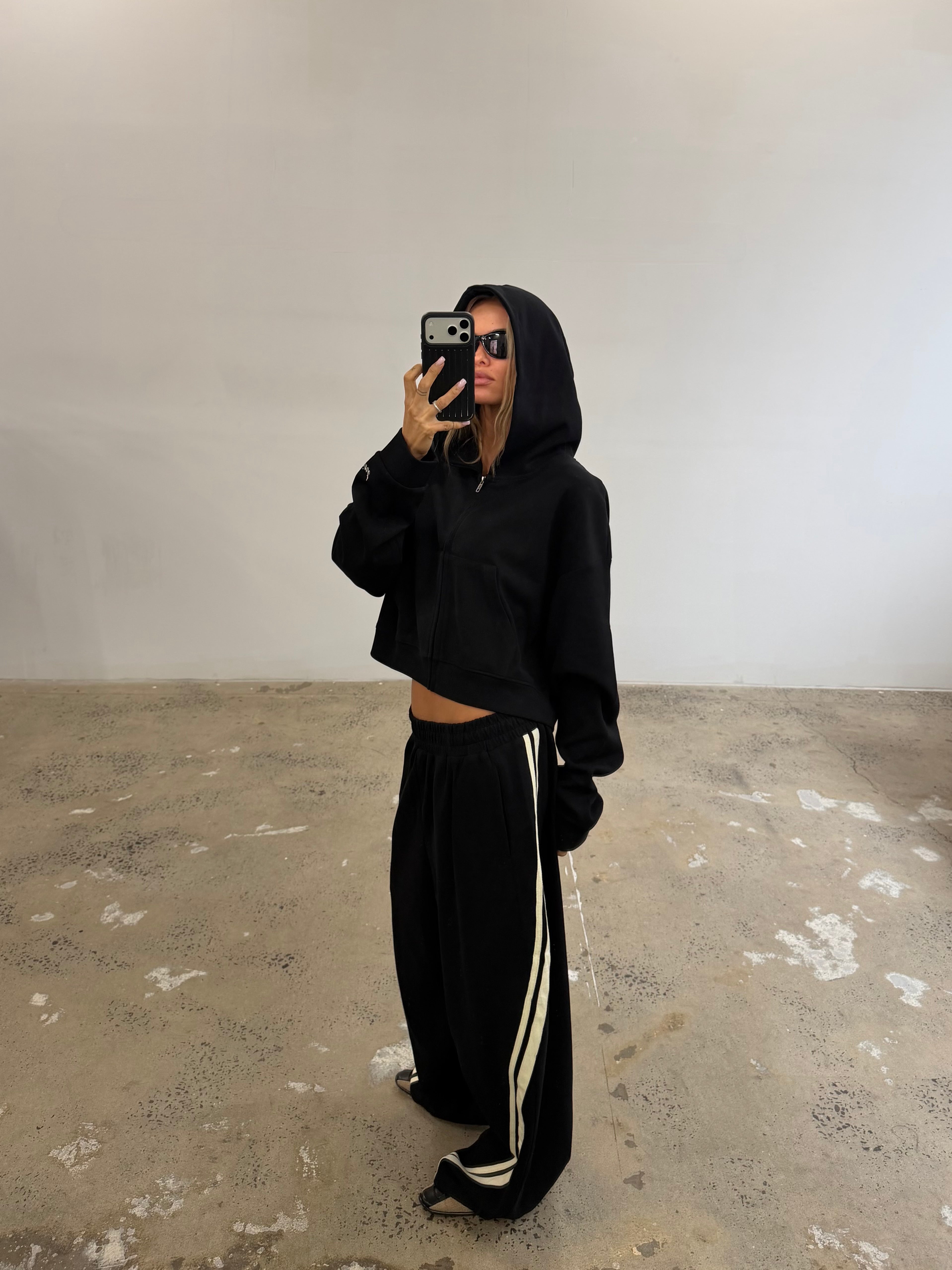 Ssaint Barrel Pant - Black/Butter