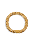KKNEKKI Hair Ties - Mustard Glitter