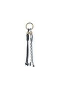 NIM ROPE CHARM KEY RING - BLACK/WHITE
