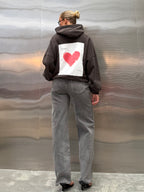 THE ONE LOVE HOODIE - Charcoal