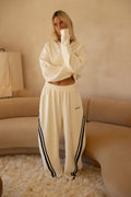 Ssaint Barrel Pant - Butter/Navy
