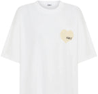 Kids Heart Tee - Cream