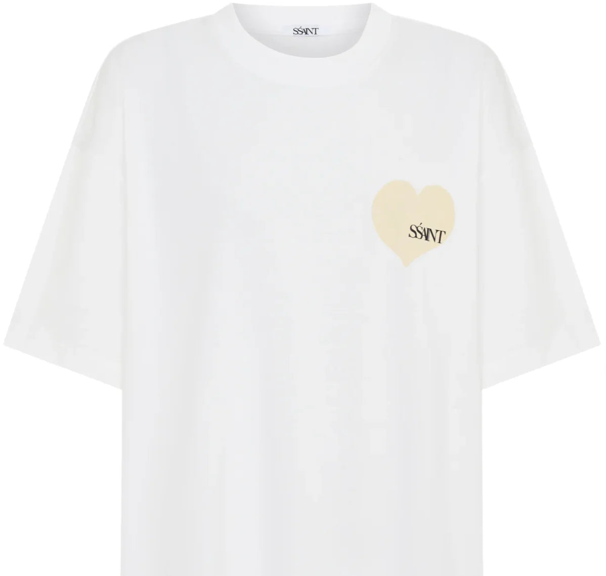 Kids Heart Tee - Cream