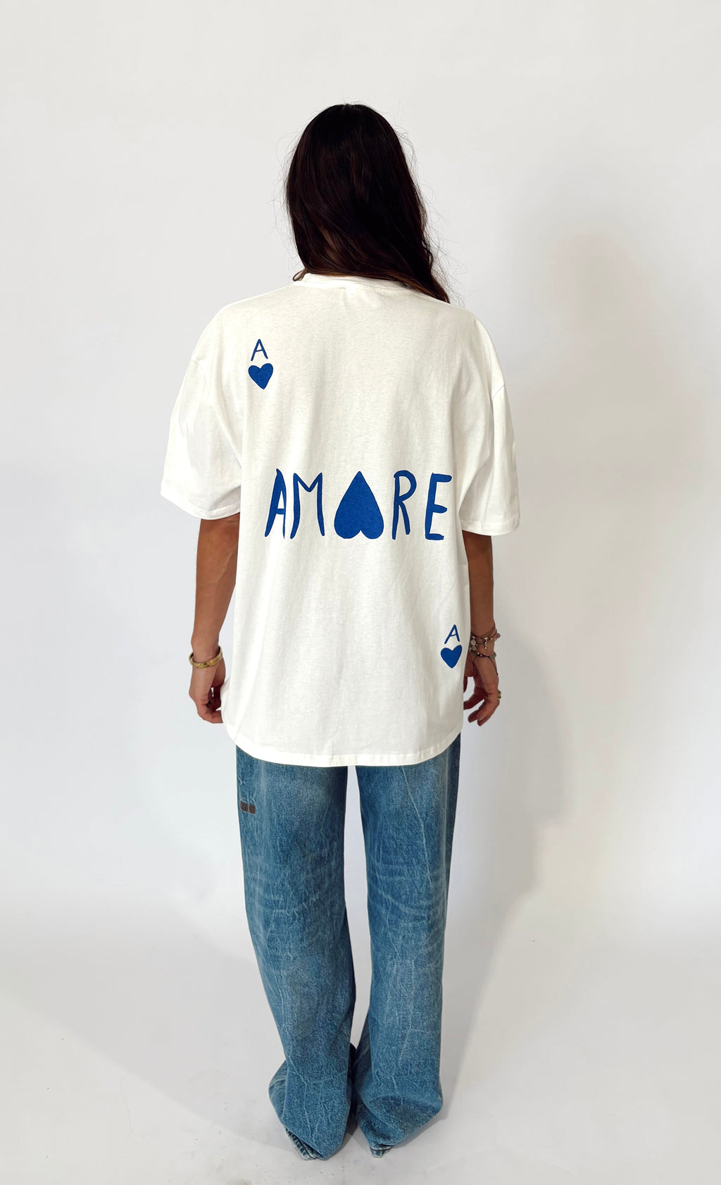 THE AMORE TEE BLUE | THE LINE BABY LEMONADE STORE
