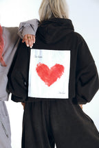THE ONE LOVE HOODIE - Charcoal