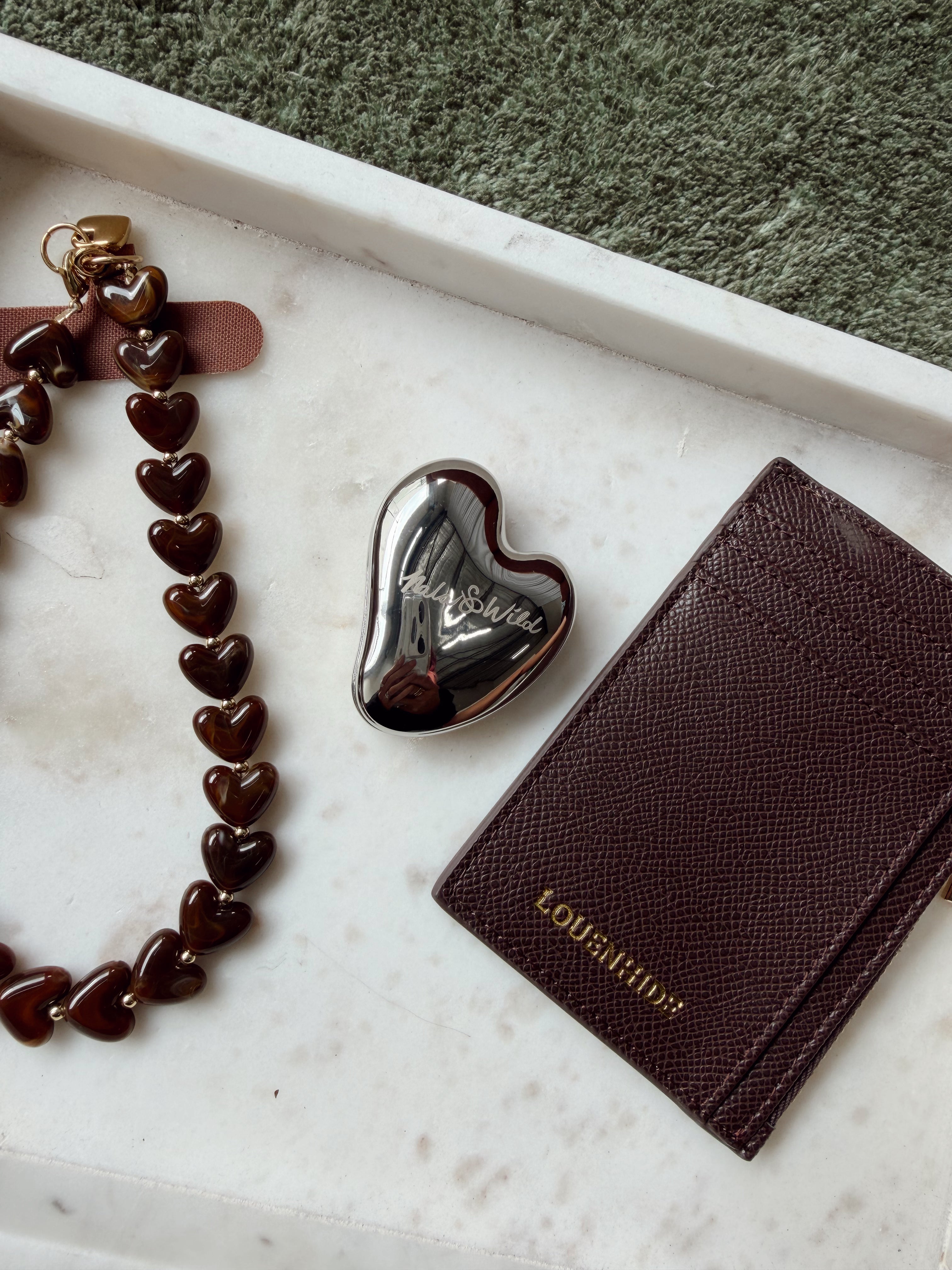 Mini Pocket Heart Mirror