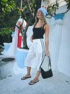 THE LINE ROMY SHORTS OFF WHITE BABY LEMONADE
